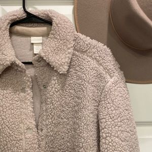 Sherpa H&M Shirt Jacket